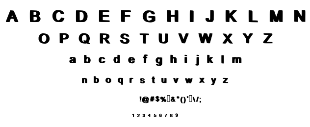 Stop It font