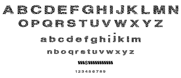 Super Cracks font