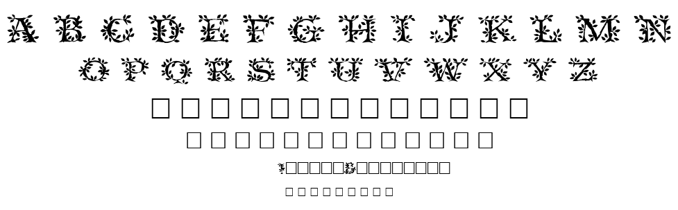 Tender leaf font