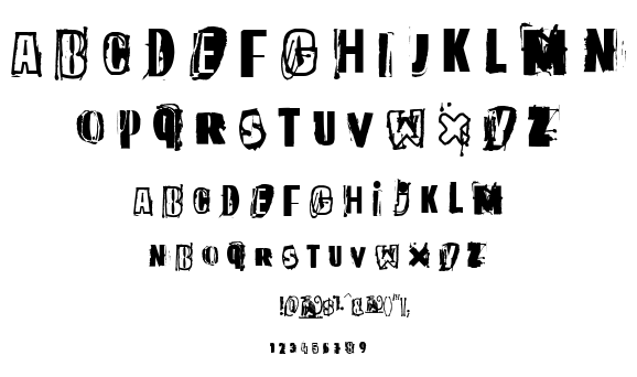 The quick monkey font