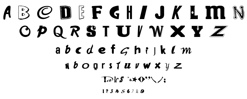 WANT SOME CANDY? font