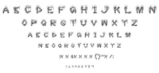 ice sticks font