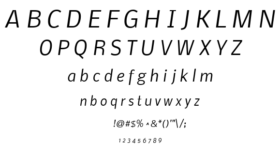 Nobile font