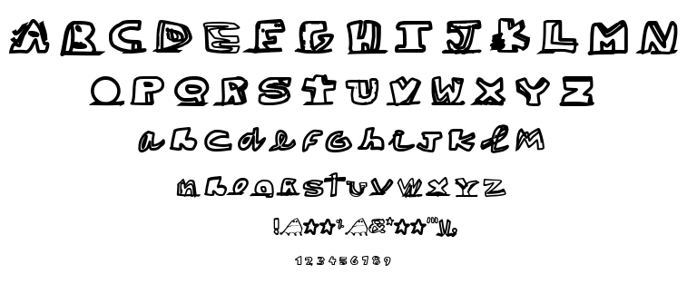 Paint Black font