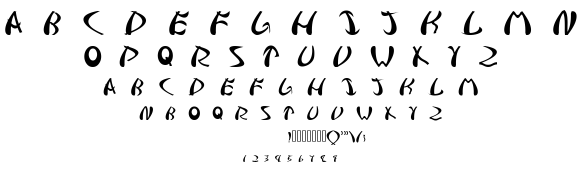 Samurai font