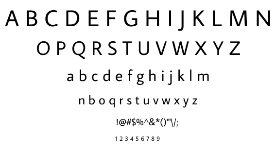 Average font