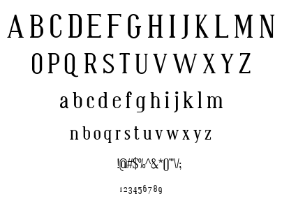 Bistecca font