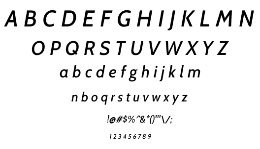 Cabin font