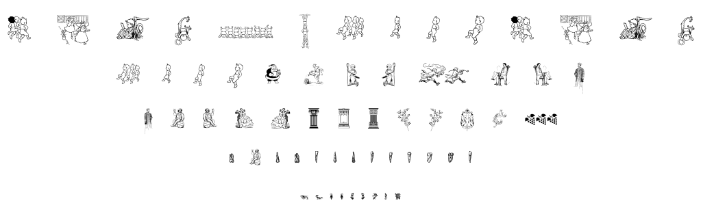 Cornucopia of Dingbats font