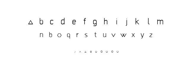 GEOGRAM font