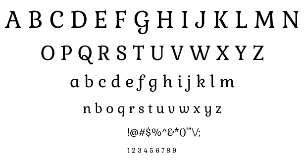 Gabriela font
