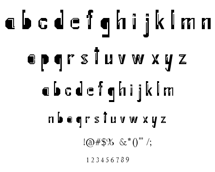 Internal Fratture font