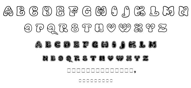 Kingthings Kurllie font