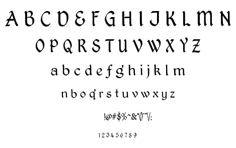 Kingthings Petrock font