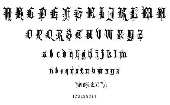 Kingthings Spike font