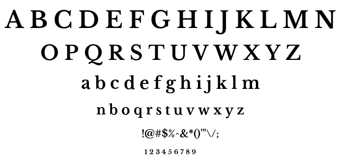 Libre Baskerville font