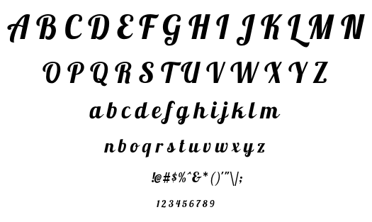 Lobster font