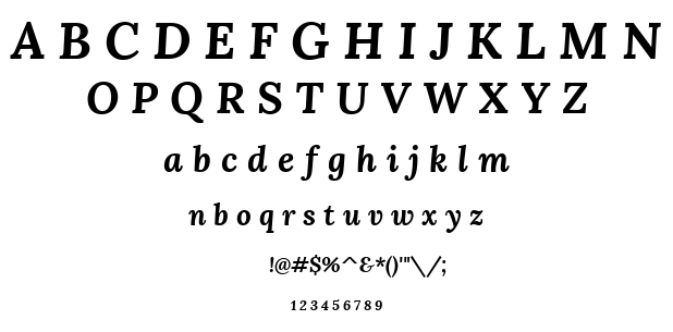 Lora font