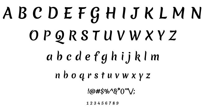 Merienda font