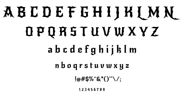 New Rocker font