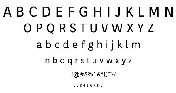 Orienta font