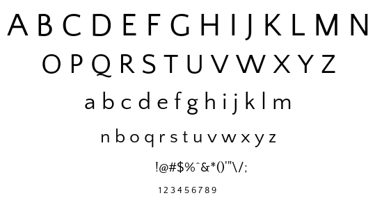 Quattrocento Sans font
