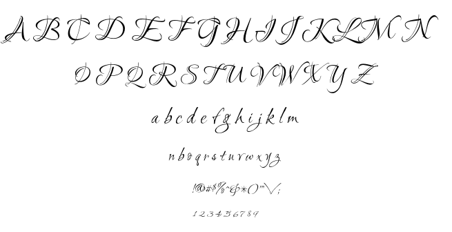 Ruthie font