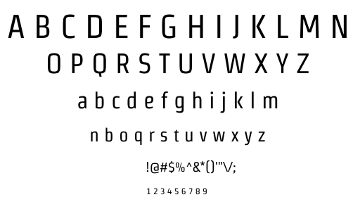 Strait font
