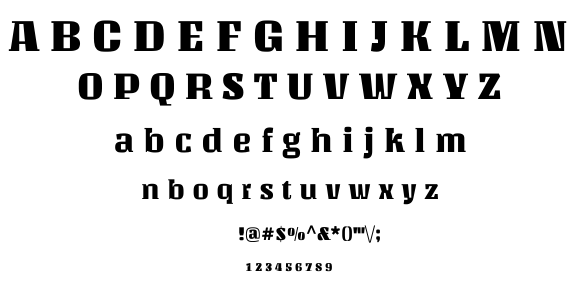 Unlock font
