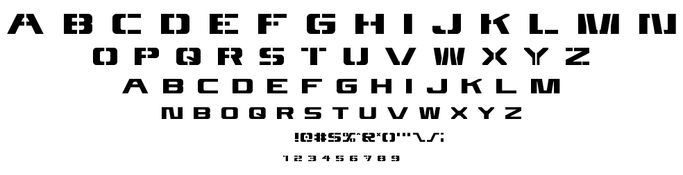 4kstncl font