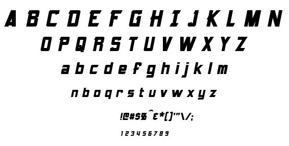 Armorhide font