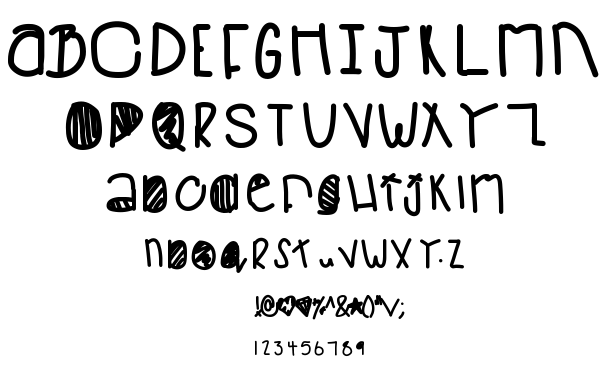 Baboo In Space font