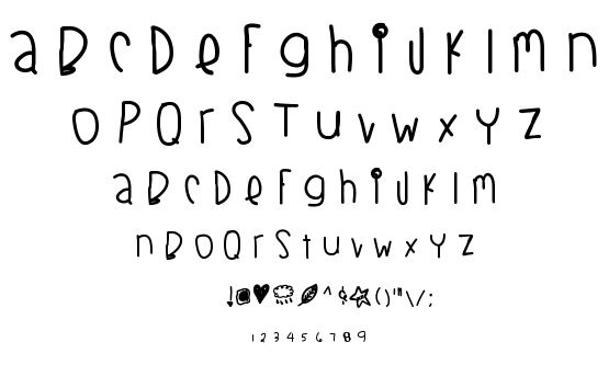 Blackberry Blues Thick font