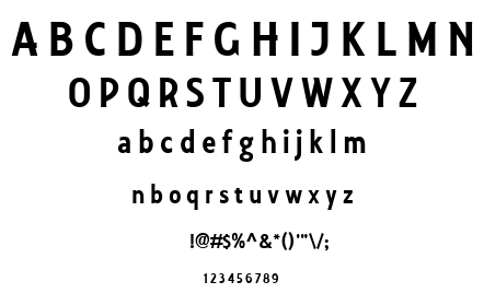 Collegiate font