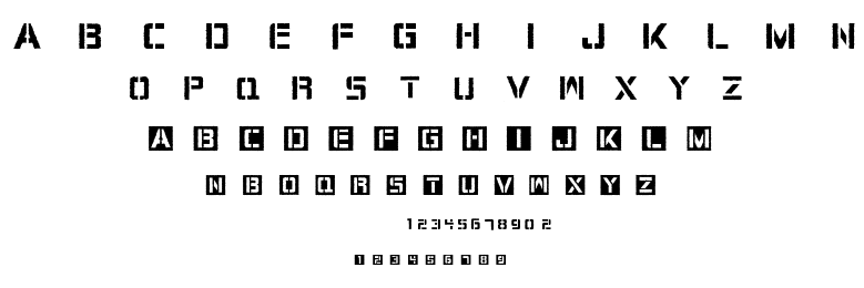 Cargo Bay font