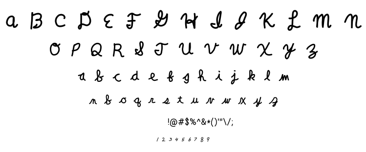 Clara Lee Cursive font