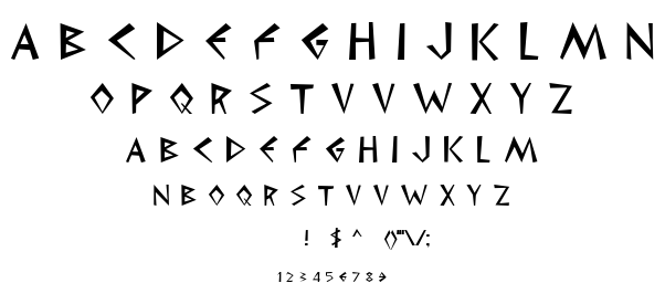 Cleopatra font