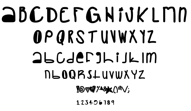 Creepers font