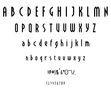 Crichton font