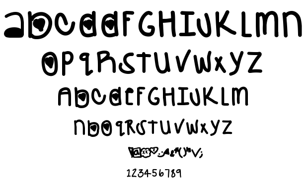 Crush font