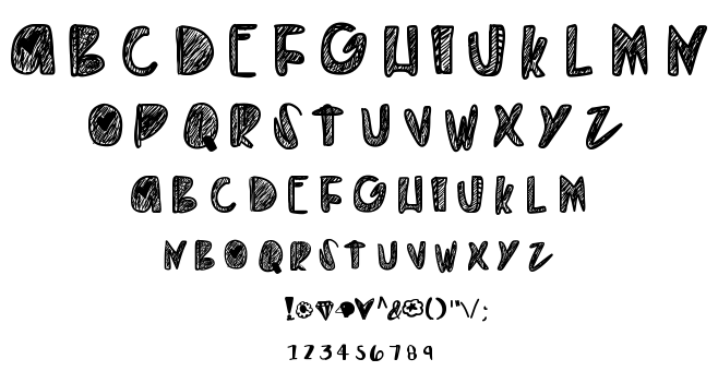 Every thing Gold font