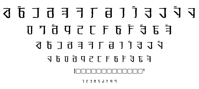 Exodite font