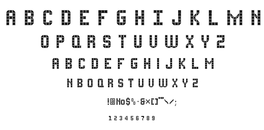 FLATPACK font