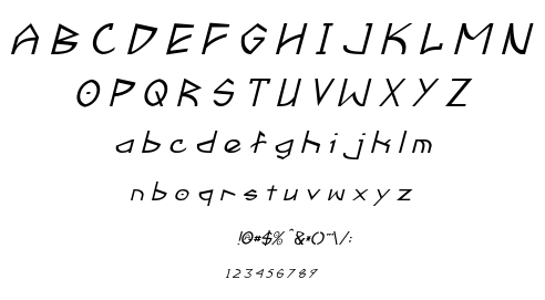 Fractyl font