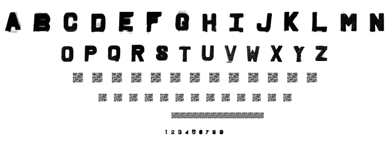 Fridge Letters font