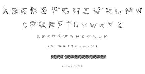 Fun Origami font