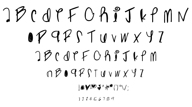 Ghost ginger font