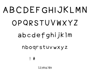 Half Tones font