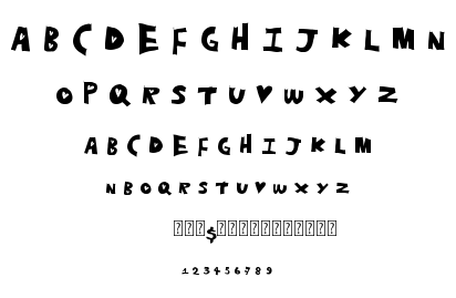 Heart Hole font