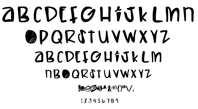 Lets Have AKiki font